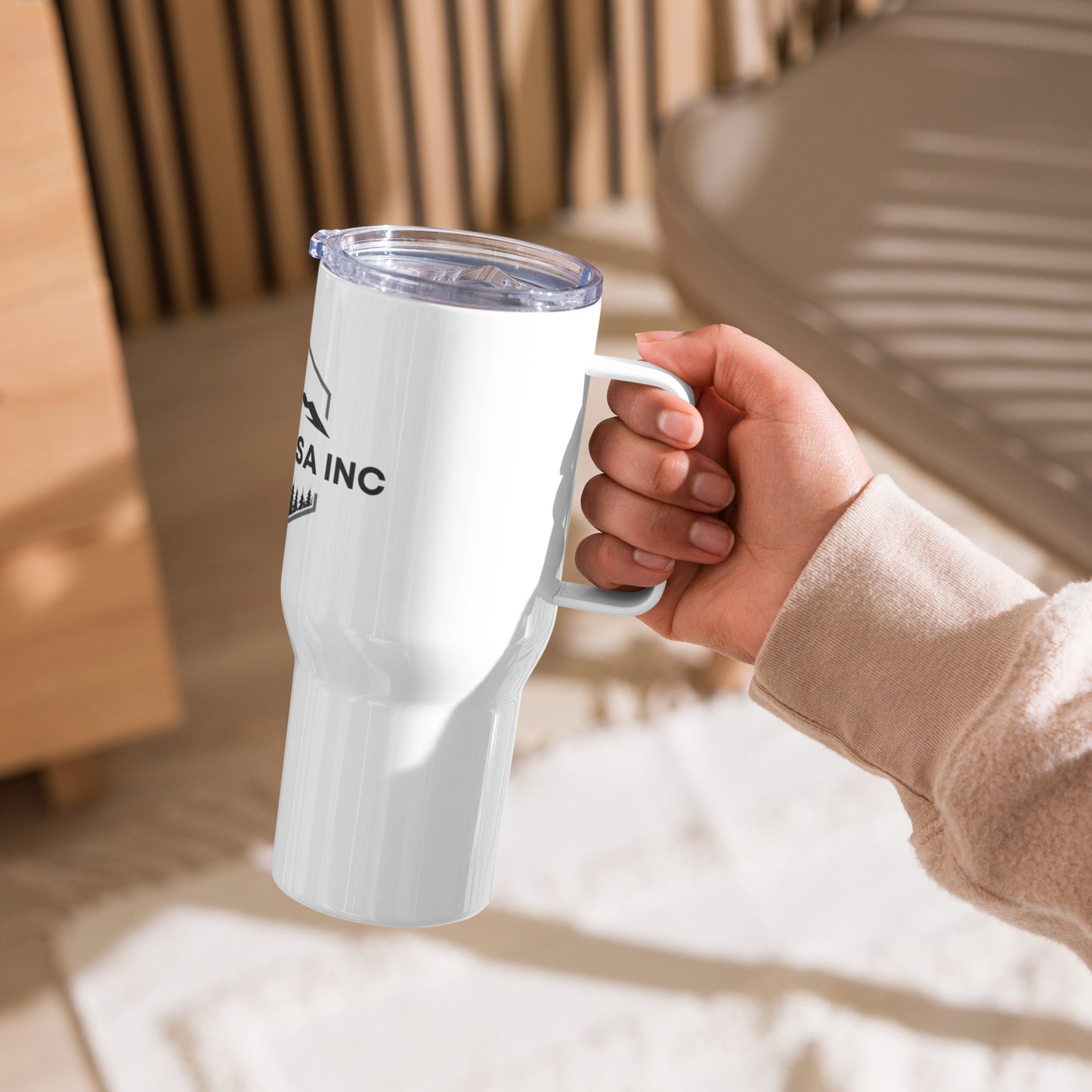 Travel Mug with Handle